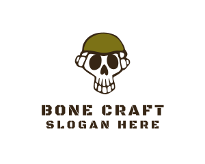 Skull Army Soldier logo