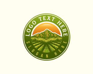 Agriculture Farm Field Logo