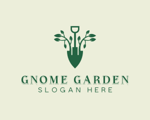 Shovel Lawn Gardening logo design