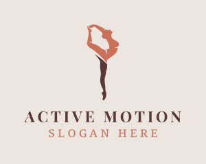 Female Ballet Dance logo design