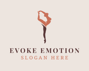 Female Ballet Dance logo design