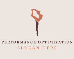 Female Ballet Dance logo design