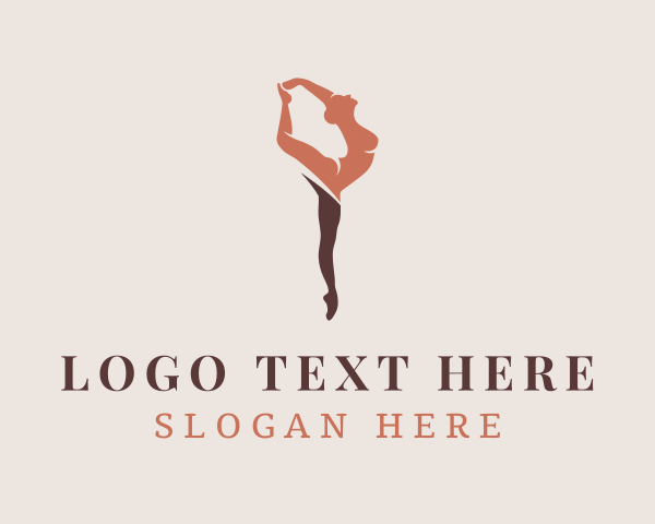 Ballet Dancer logo example 3