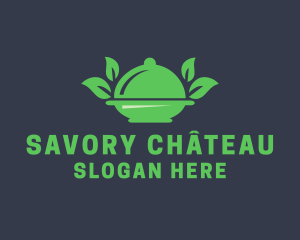 Food Vegan Restaurant logo design