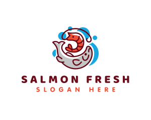 Fish Shrimp Seafood logo