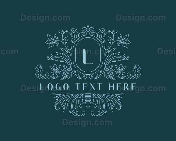 Floral Garden Wedding Logo