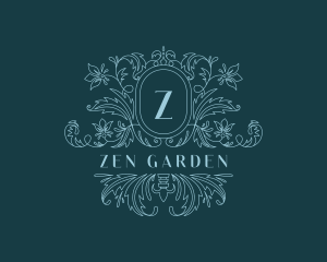 Floral Garden Wedding logo design