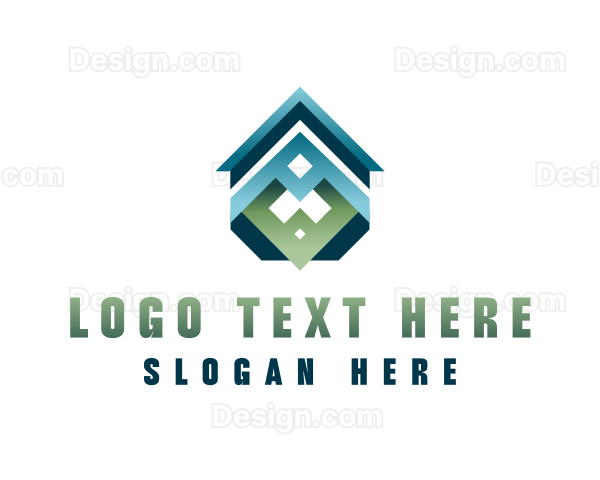 Residential Housing Mortgage Logo