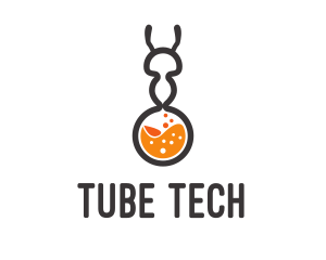 Ant Test Tube logo design