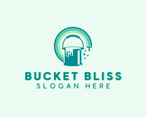 Painting Paint Bucket logo design