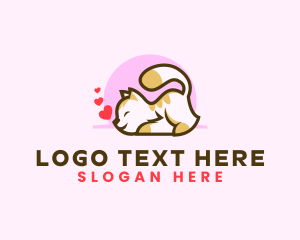 Cute Cat Kitten logo