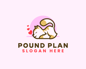 Cute Cat Kitten logo