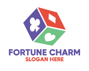 Poker Gambling Dice logo design