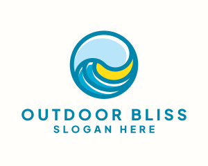 Beach Surf Resort logo design