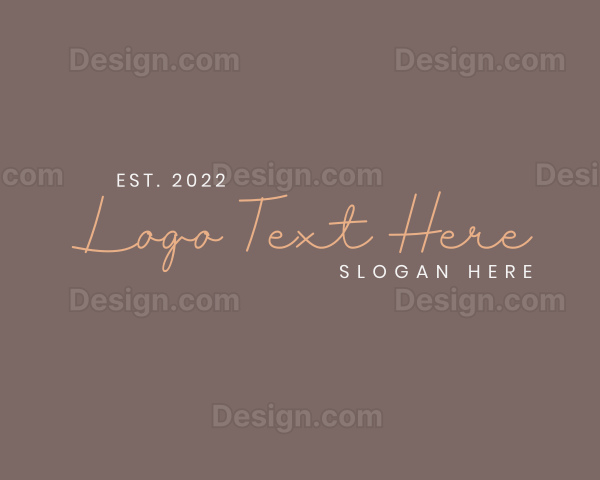 Stylish Brand Business Logo