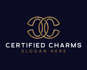 Luxury Business Letter C logo design