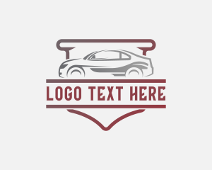 Race Car Automobile logo