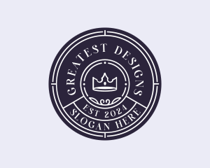 Crown Company Agency logo design