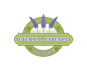 Lavender Flower Garden logo design