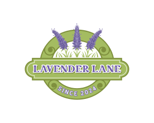 Lavender Flower Garden logo design