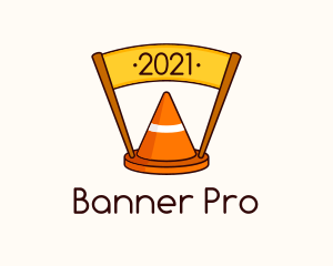 Safety Cone Banner logo