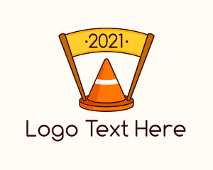 Safety - Safety Cone Banner logo design
