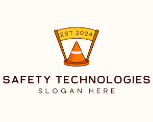 Safety Warning  Cone  logo