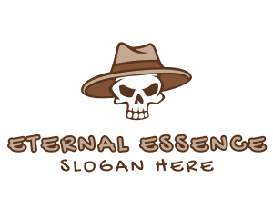 Fedora Skull Hat logo