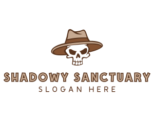 Fedora Skull Hat logo