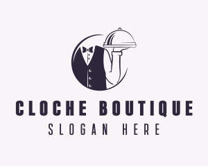 Restaurant Waiter Butler logo design