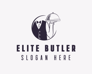 Restaurant Waiter Butler logo design