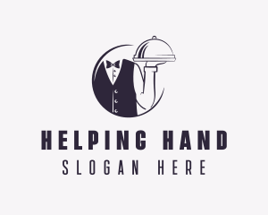 Restaurant Waiter Butler logo design