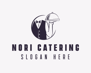 Restaurant Waiter Butler logo design