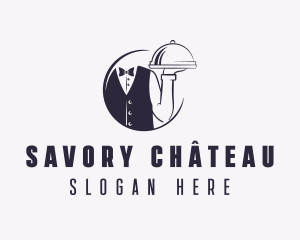 Restaurant Waiter Butler logo design