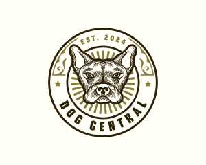 Dog Bulldog Canine logo design