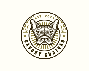 Dog Bulldog Canine logo design