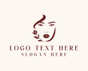 Woman Face Beauty logo