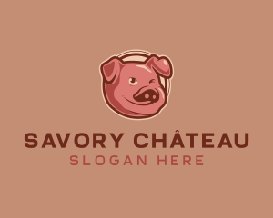 Pork Streak Restaurant logo design