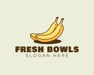 Nutritious Banana Fruit logo design