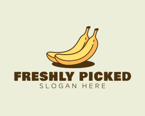 Nutritious Banana Fruit logo design