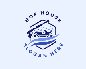 House Hydro Power Wash logo design