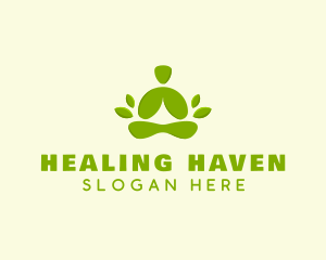 Yoga Healing Meditation logo design