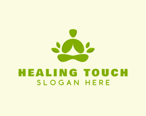 Yoga Healing Meditation logo design