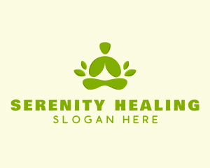 Yoga Healing Meditation logo design