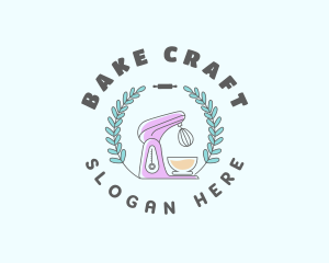 Kitchen Mixer Baking logo design