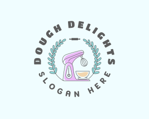 Kitchen Mixer Baking logo design