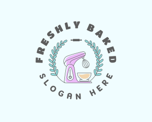 Kitchen Mixer Baking logo design