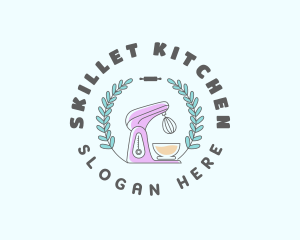 Kitchen Mixer Baking logo design