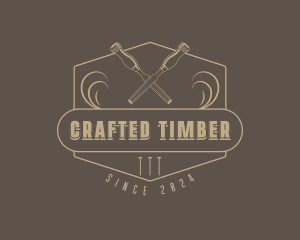 Wood Chisel Woodwork logo design