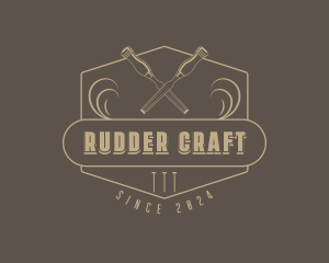 Wood Chisel Woodwork logo design